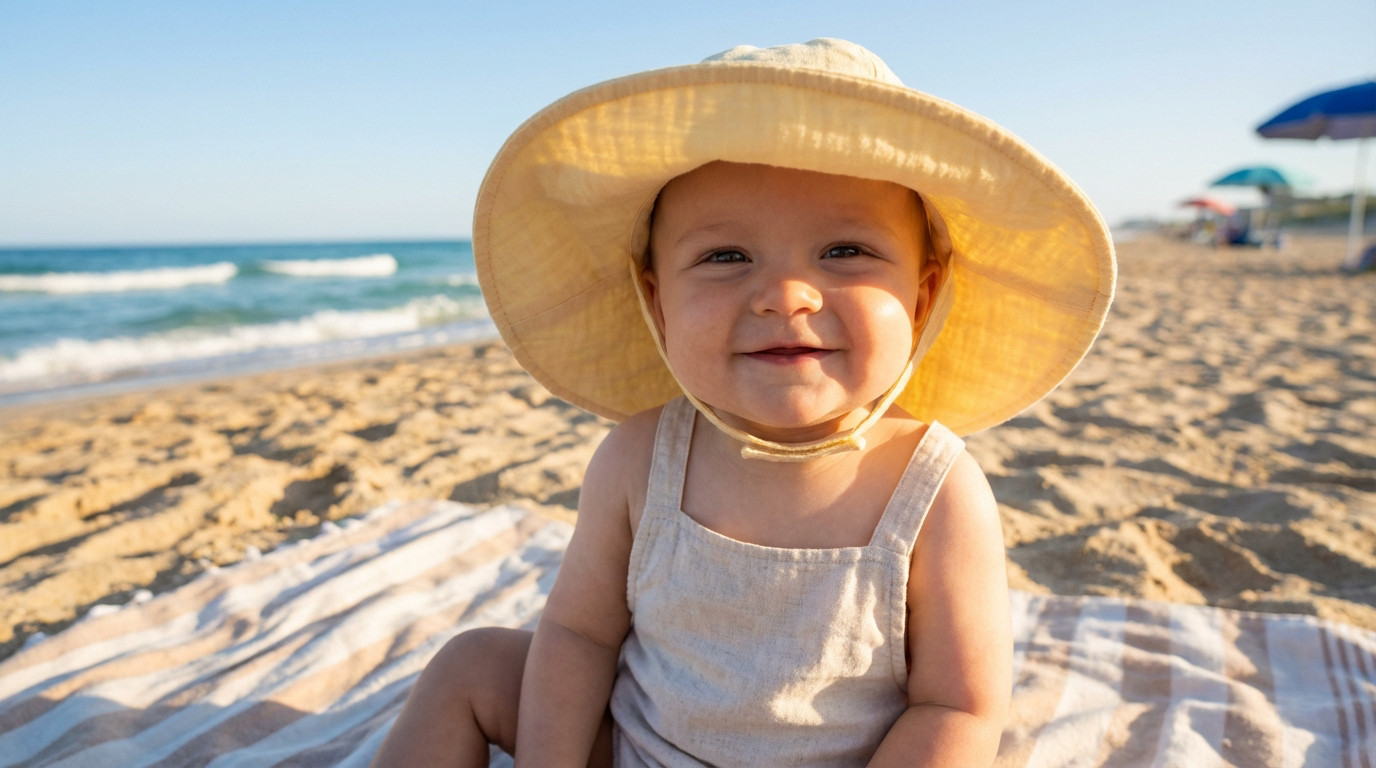 Chapeau été bébé : les critères d’une protection optimale